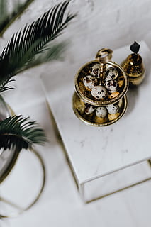 Quail eggs and white marble, easter, Un'common, uncommon, no people HD wallpaper