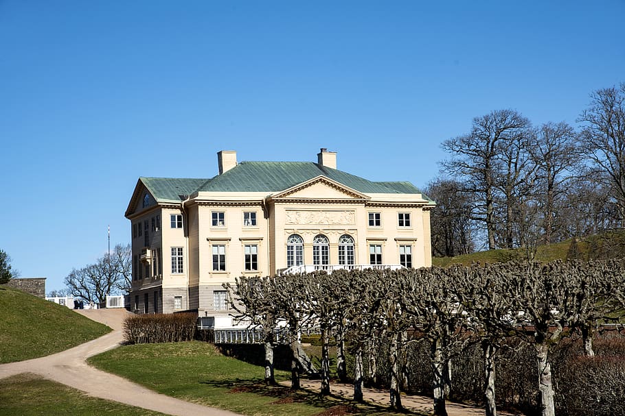 castle, garden, architecture, building, park, house, historical HD wallpaper