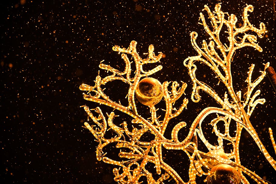 ornament, lighting, pattern, fractal, lamp, chandelier, crowd HD wallpaper