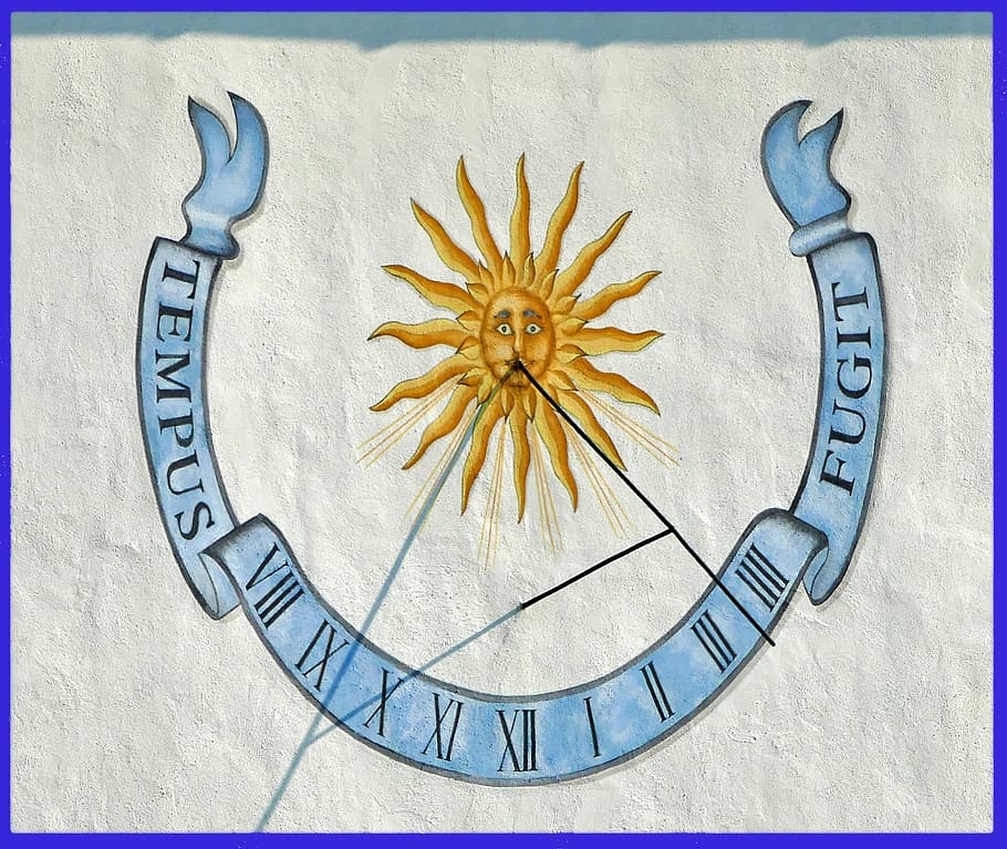 architecture, wall, sundial, pointer, light, tempus fugit, timepiece HD wallpaper
