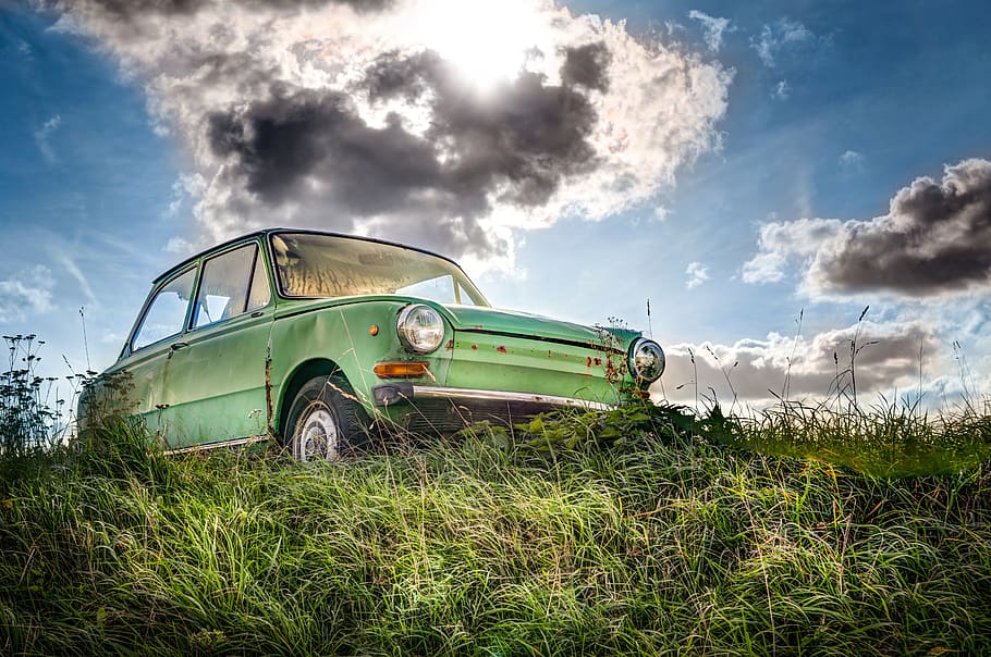 daf, car, dutch, hdr, oldtimer, automotive, hobby, nederland HD wallpaper