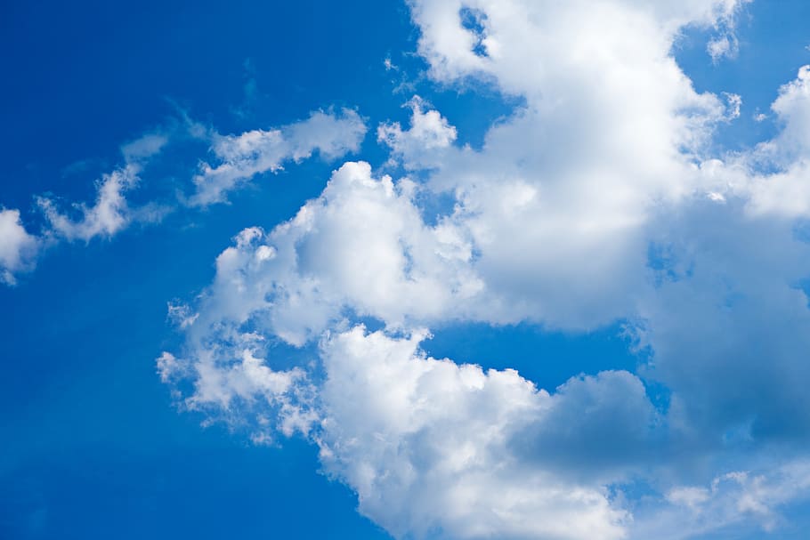 air, background, blue, cloud, cloudscape, cloudy, horizontal HD wallpaper