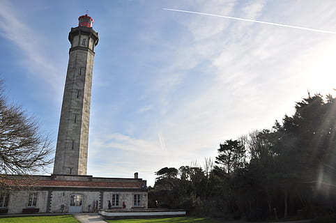 architecture, building, tower, human, person, lighthouse, ile de ré HD wallpaper