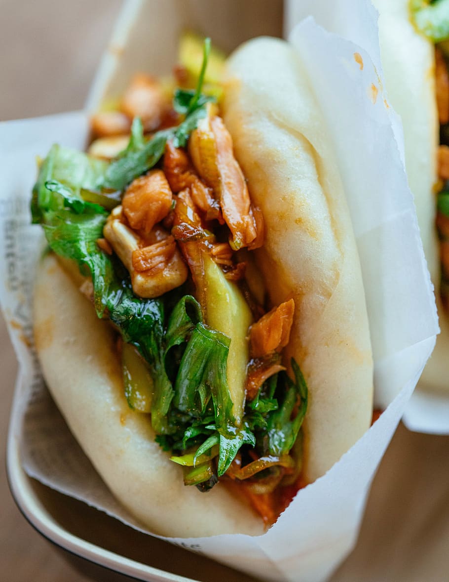 Meat and Vegetable Bun, beef, bread, chili, close-up, cuisine HD wallpaper