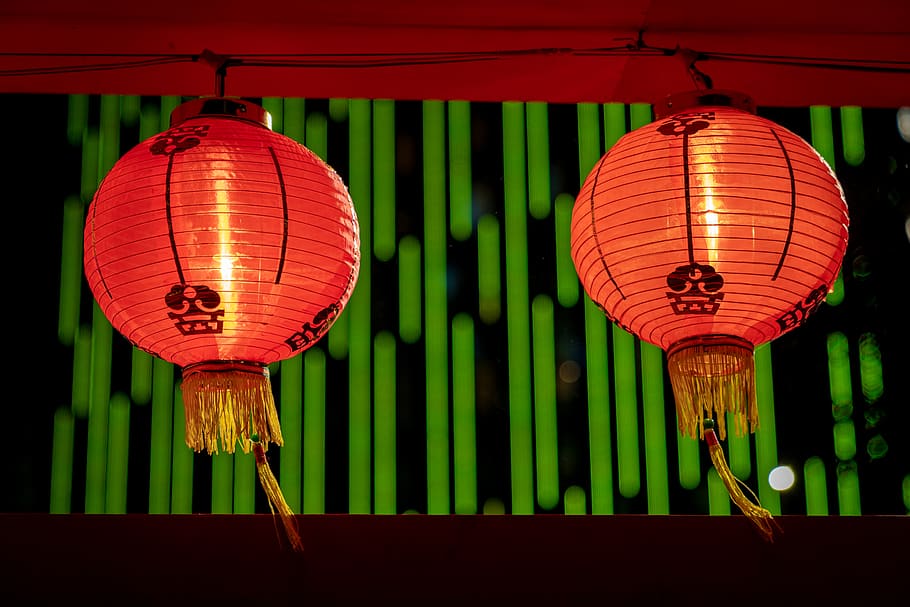 lamp, lantern, taipei, 西門町, taiwan, lampshade, festival, HD wallpaper