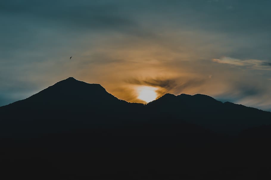 mountain, highland, cloud, sky, summit, ridge, landscape, nature HD wallpaper