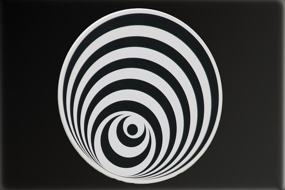 design, spiral, circle, texture, urban, black, no people, pattern HD wallpaper