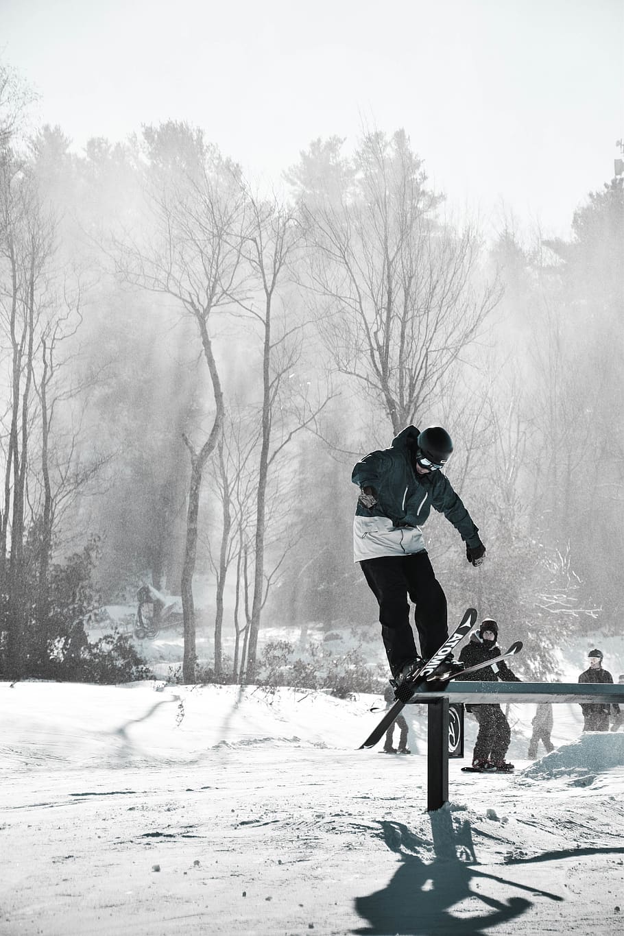 Man Doing Snowboard Trick, action, athlete, cold, daytime, person HD wallpaper
