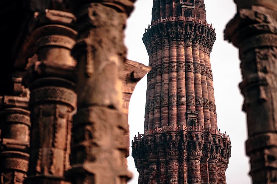 brown concrete structure, built structure, architecture, history HD wallpaper
