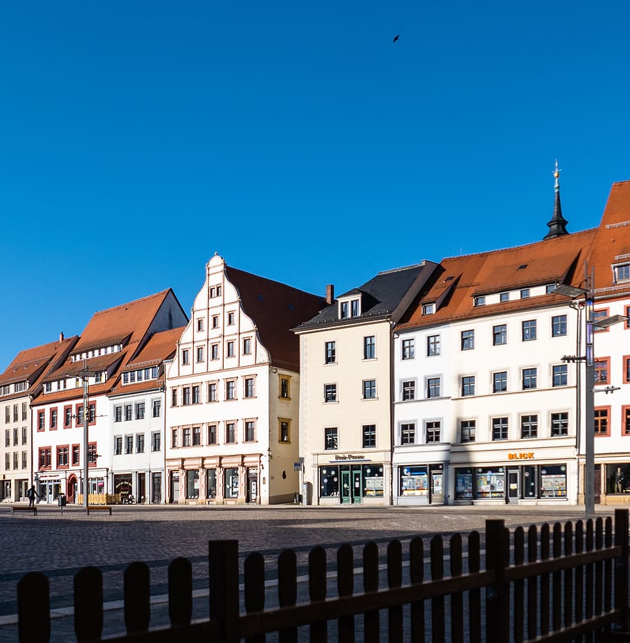 railing, freiberg, city, building, germany, obermarkt, urban HD wallpaper