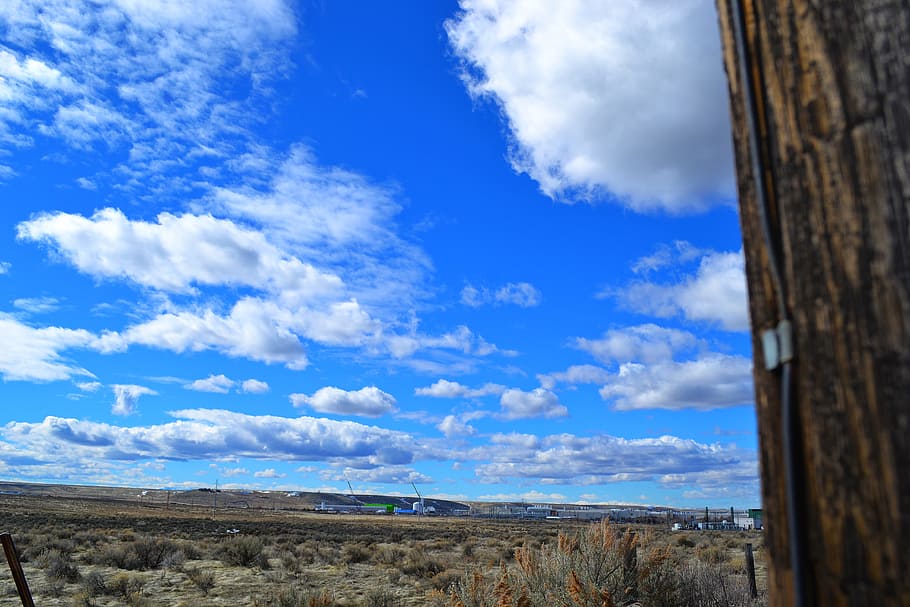 Blue Sky, dark, dawn, daylight, desert, dry, environment, fall HD wallpaper
