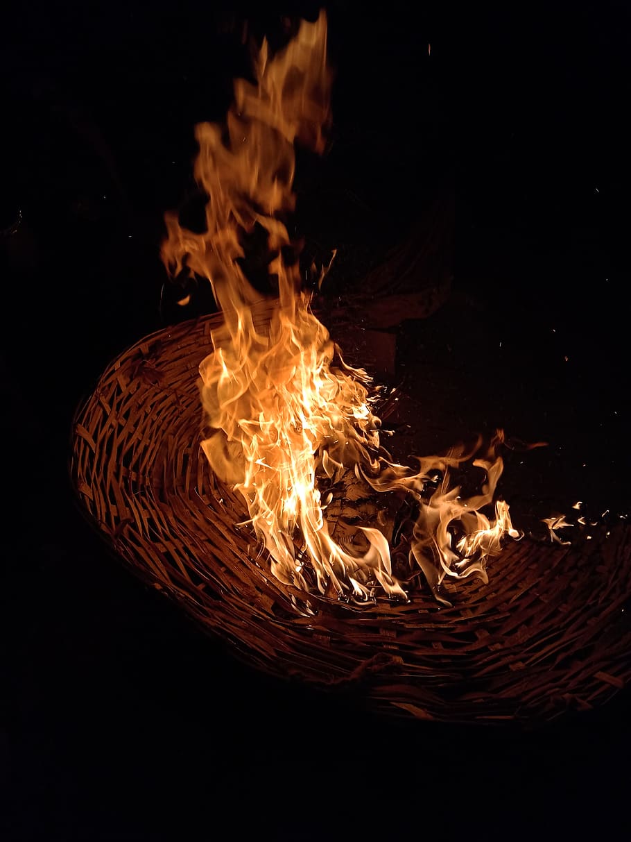 india, sitapur, heat - temperature, fire, burning, flame, fire - natural phenomenon HD wallpaper