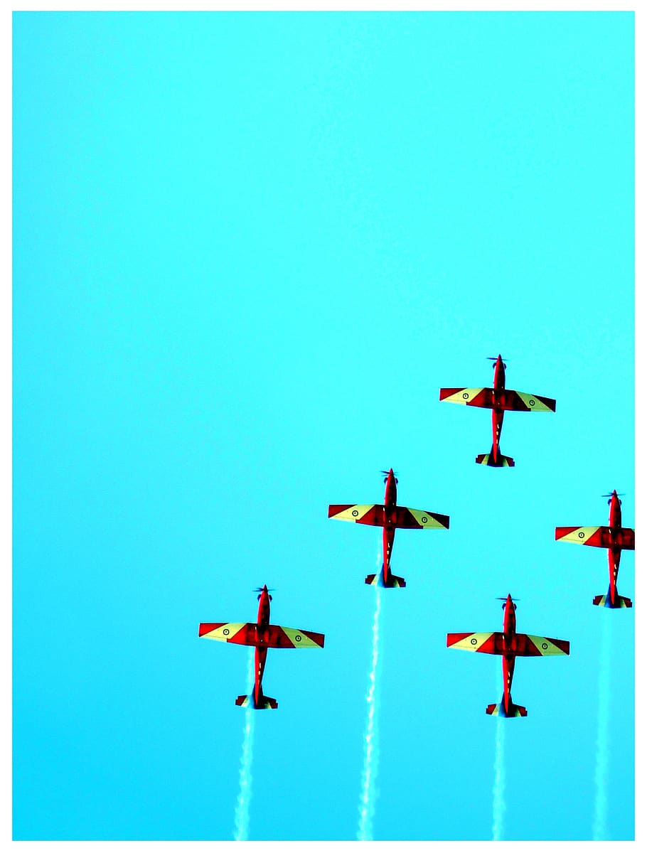 australia, albert park, planes, sky, fly, airplane, air vehicle HD wallpaper