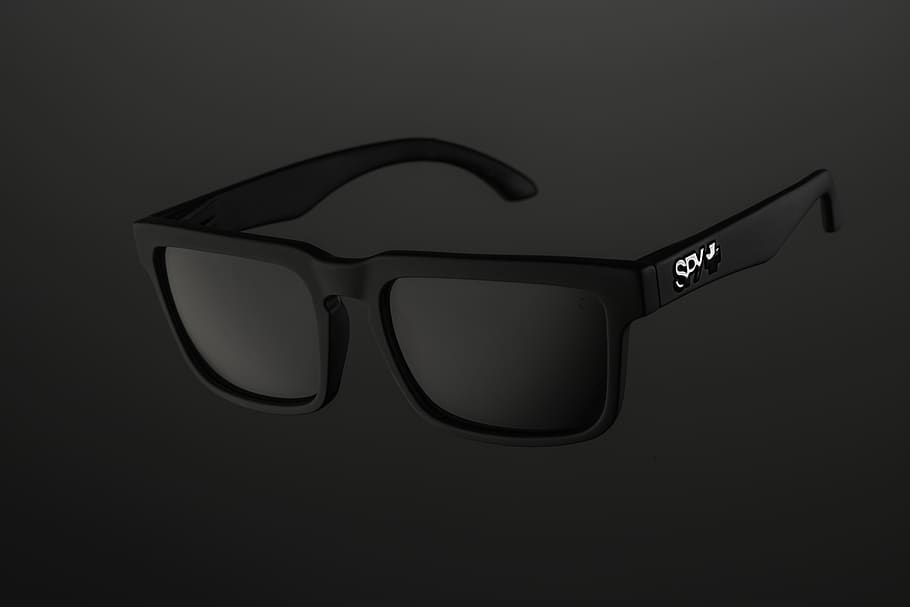 black framed sunglasses illustration, fashion, eyeglasses, indoors HD wallpaper