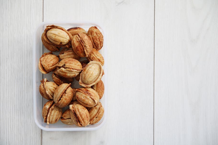nuts, cookie, recipe, butter, food, delicious, cookies, bake HD wallpaper