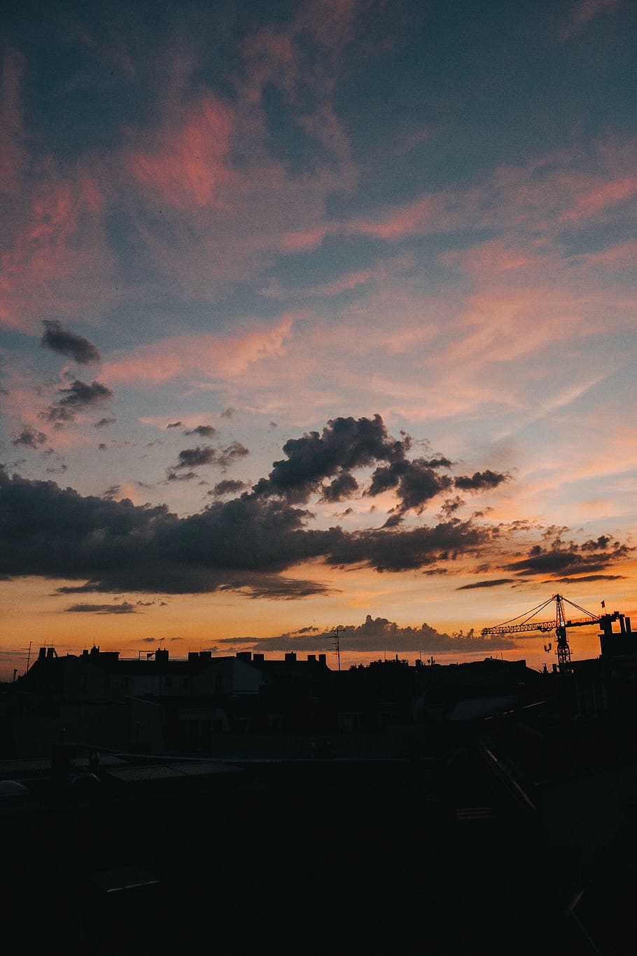 germany, berlin, oderberger straße, city, sky, travel, sunset HD wallpaper