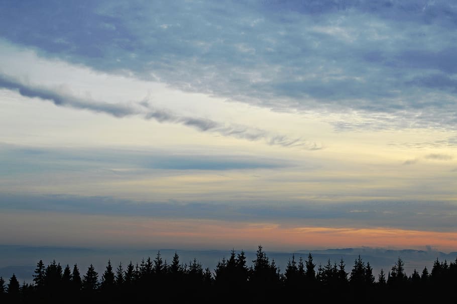 sky, sunset, clouds, cloud - sky, beauty in nature, scenics - nature HD wallpaper