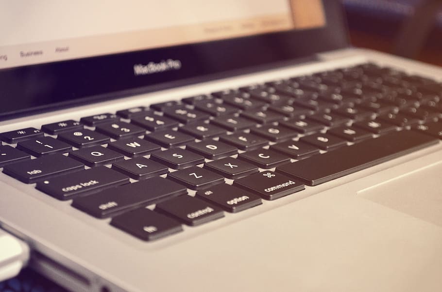 Laptop, apple, business, computer, study, technology, wireless technology HD wallpaper