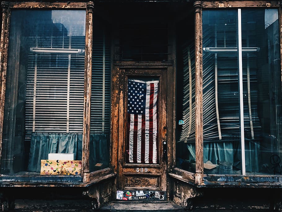moody, hype, street, new york city, american, brooklyn, american flag, HD wallpaper