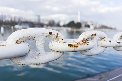 chain, rust, cylinder, jug, stein, alcohol, beer, beverage HD wallpaper