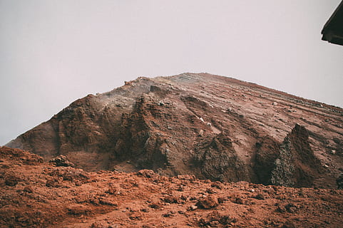 vezuvio, space, mars, vulcano, mountain, landscape, beauty in nature HD wallpaper