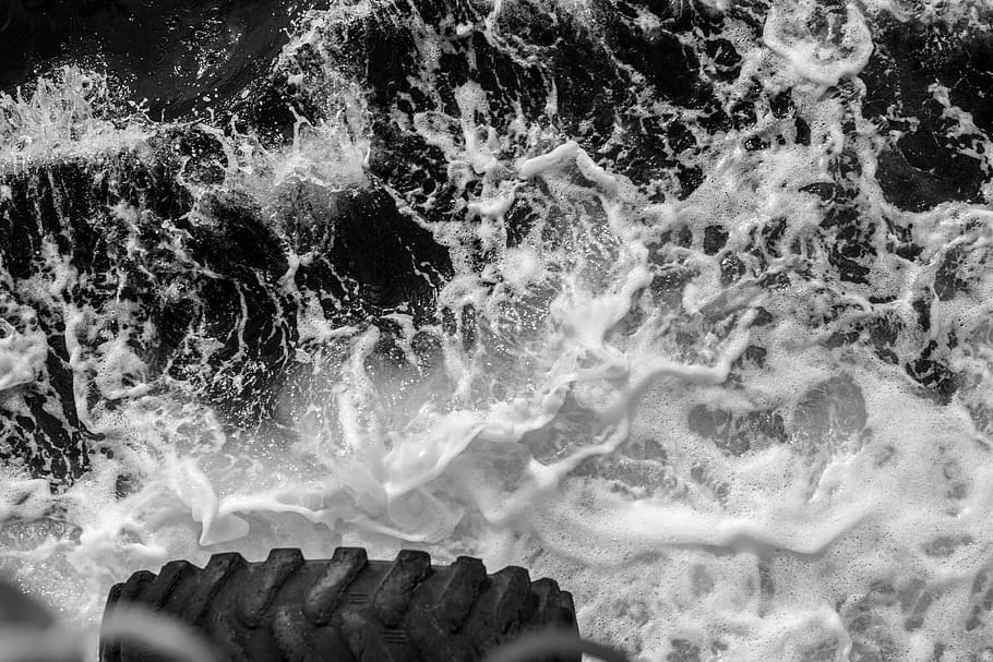 rippling water, sea, motion, aquatic sport, wave, beauty in nature HD wallpaper