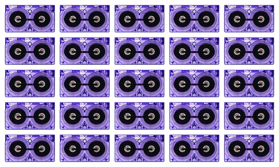 vhs, transparent, technology, video, full frame, purple, indoors HD wallpaper