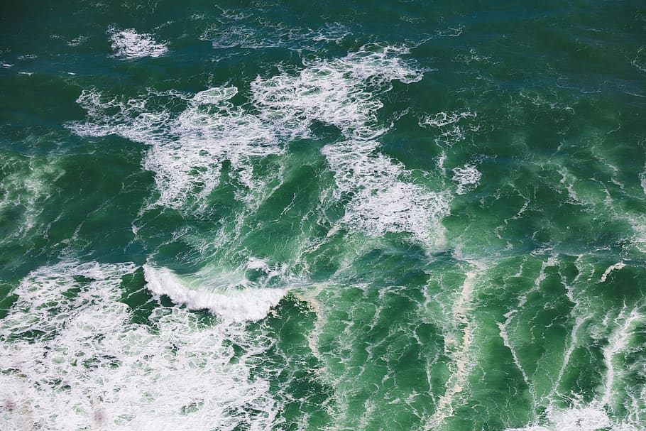 sea wave, nature, ocean, water, outdoors, piha beach, new zealand HD wallpaper
