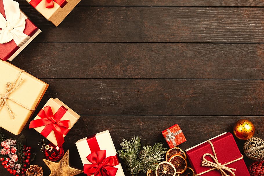 gift, box, christmas, present, celebration, holiday, seasonal HD wallpaper