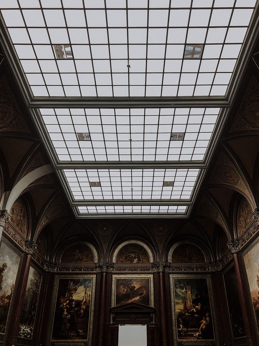 architecture, building, window, skylight, person, human, home decor HD wallpaper