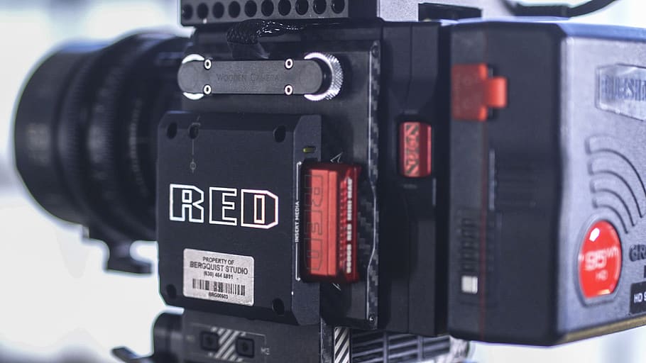 black Red electronic machine, los angeles, united states, camera