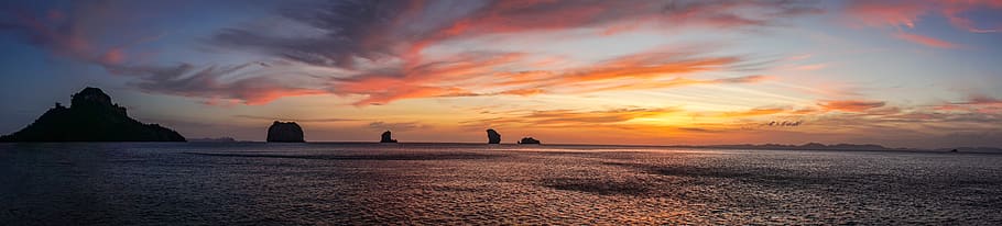nature, outdoors, sky, panoramic, landscape, scenery, thailand HD wallpaper