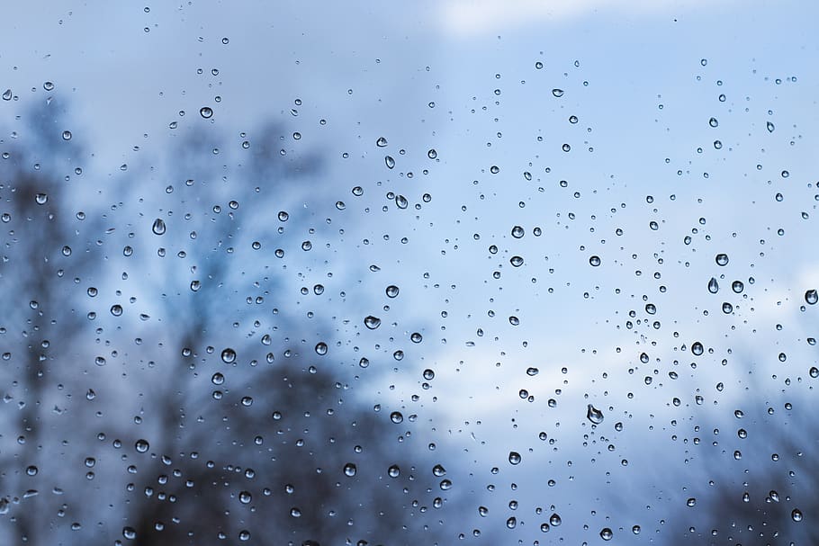 raindrop, window, wet, water, drip, rainy, rainy day, no people HD wallpaper