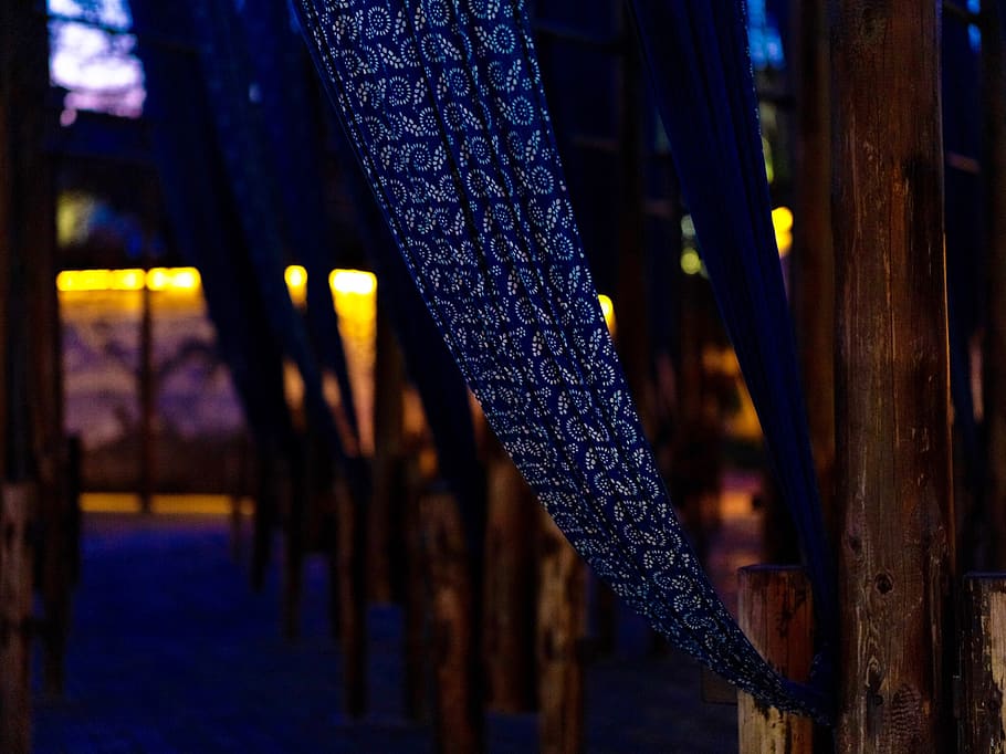 focus on foreground, no people, close-up, illuminated, hanging HD wallpaper