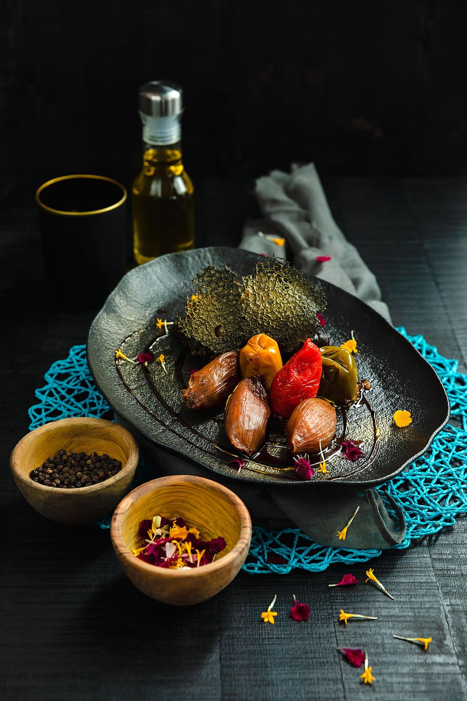 fruit on black bowl, food, food and drink, table, freshness, still life HD wallpaper