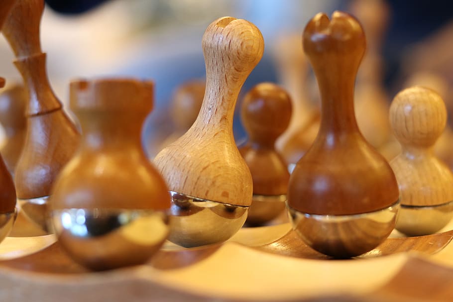 chess, pieces, strategy, play, figure, competition, selective focus HD wallpaper