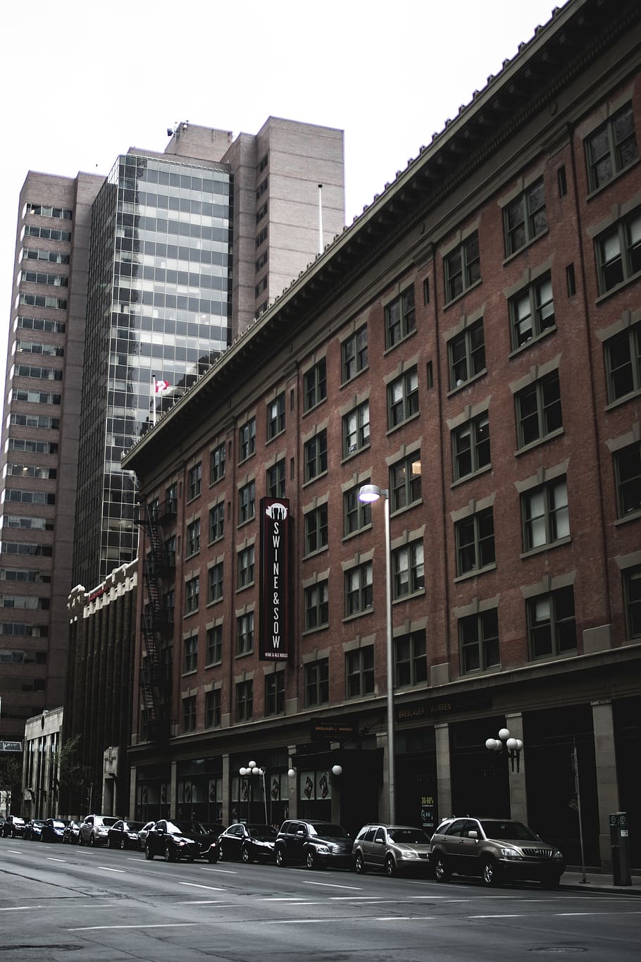 canada, calgary, architecture, city, street, building, urban HD wallpaper