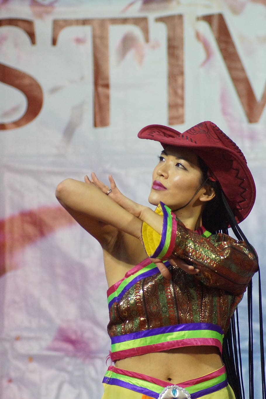 oriental dancer, clothing, one person, traditional clothing HD wallpaper