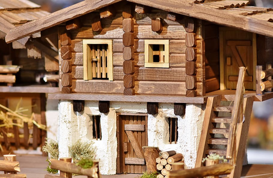 house, model, decoration, farmhouse, wood - material, architecture HD wallpaper