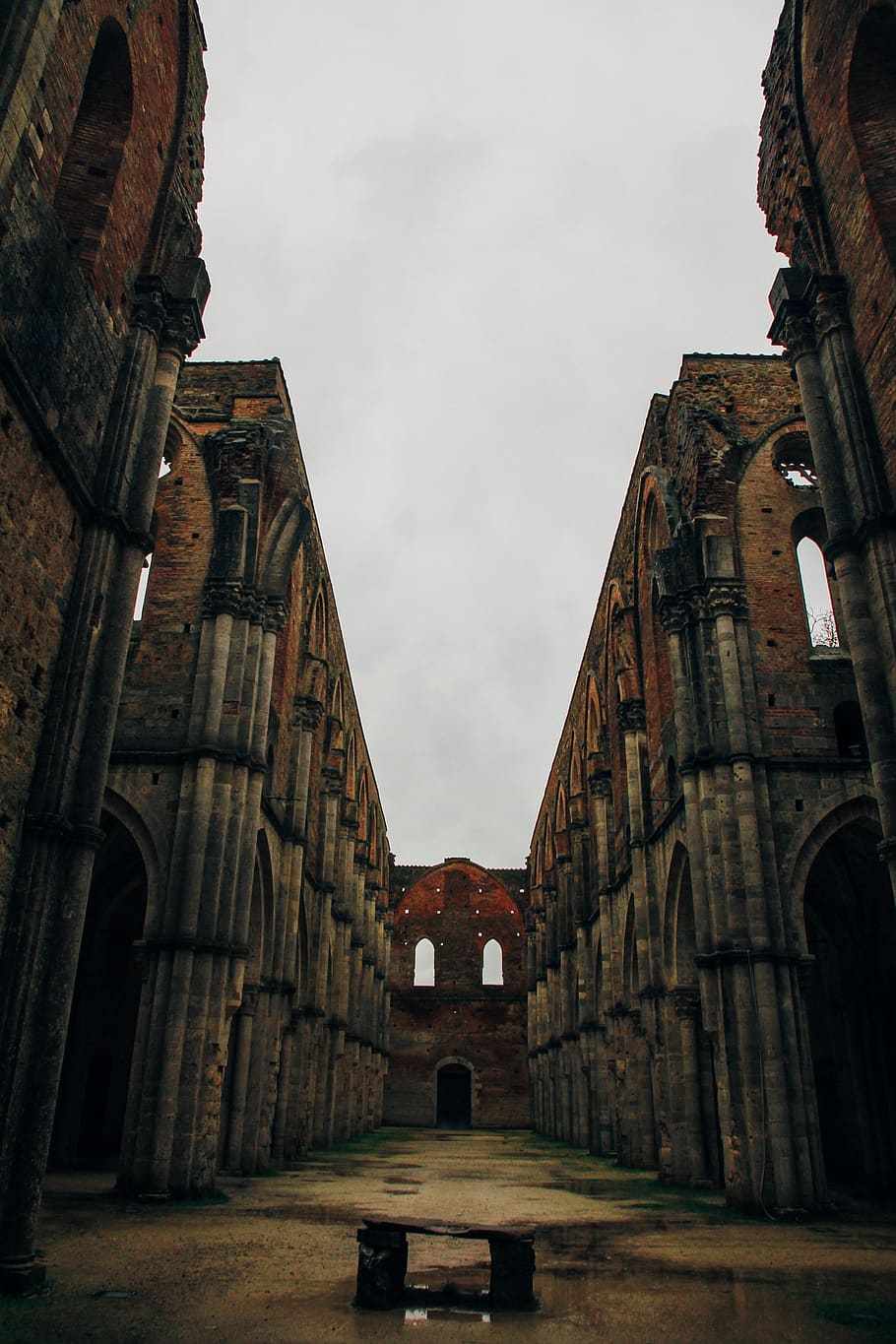Low-angle Photo of Brown Buildings, ancient, arches, architecture HD wallpaper