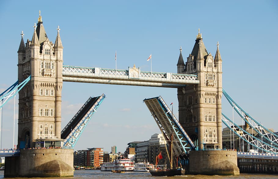 london, bridge, tower bridge, ship, england, architecture, built structure HD wallpaper
