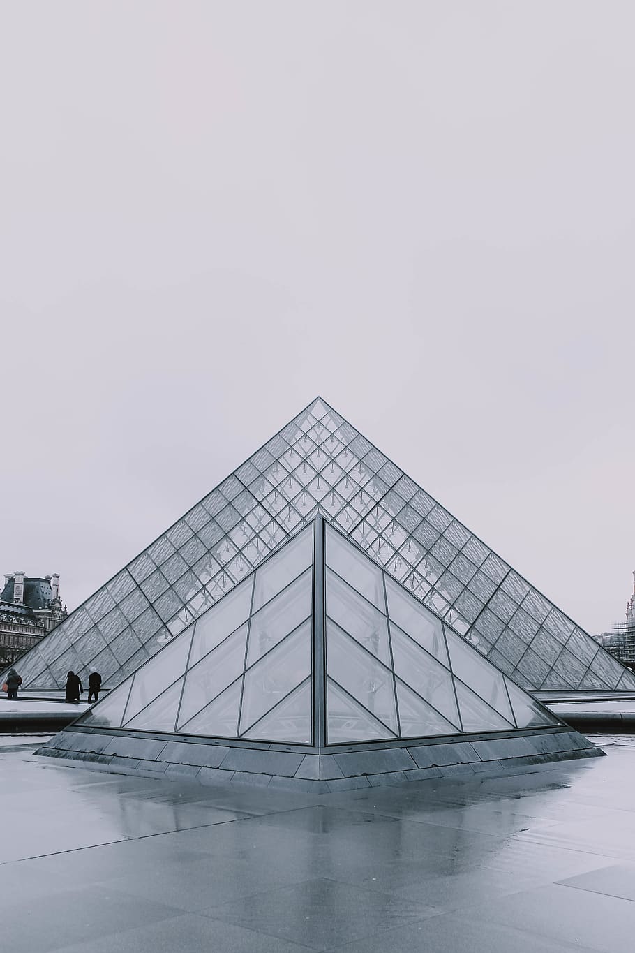 gray building under white sky, architecture, built structure HD wallpaper