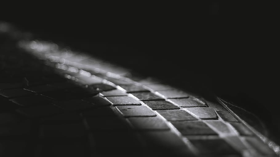 roads, texture, blackandwhite, bnw, floors, darkness, light HD wallpaper