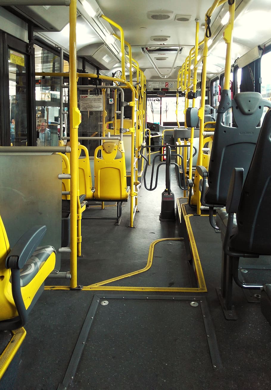 Vehicle Interior, bus, locomotive, transportation system, mode of transportation HD wallpaper