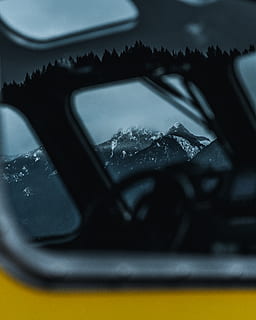 black vehicle interior, mirror, canada, horseshoe bay, phone HD wallpaper