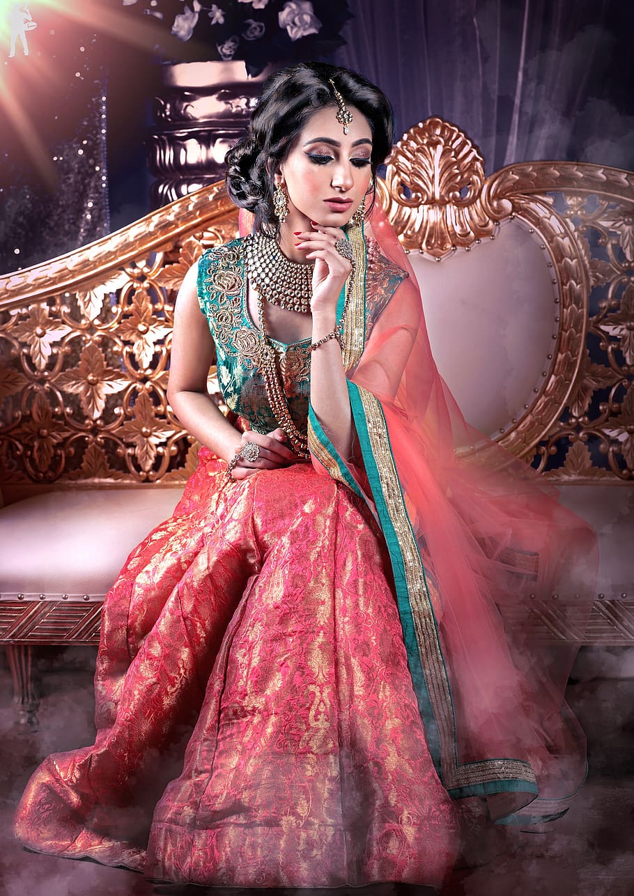 dulhan lehenga wallpaper,clothing,sari,formal wear,fashion,textile  (#507486) - WallpaperUse