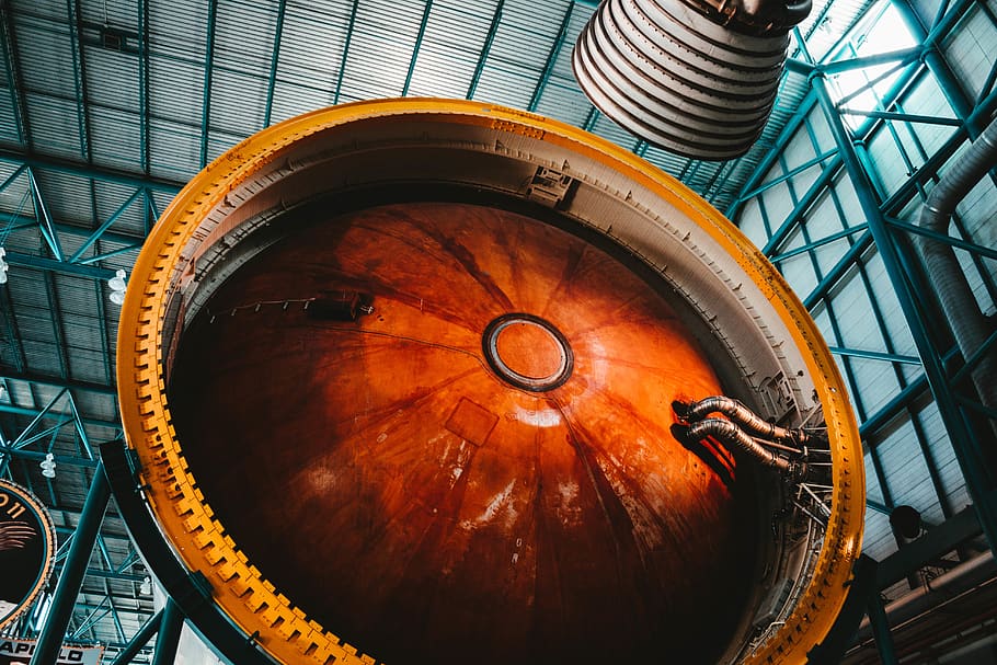 round red and brown machine, architecture, tower, clock tower HD wallpaper