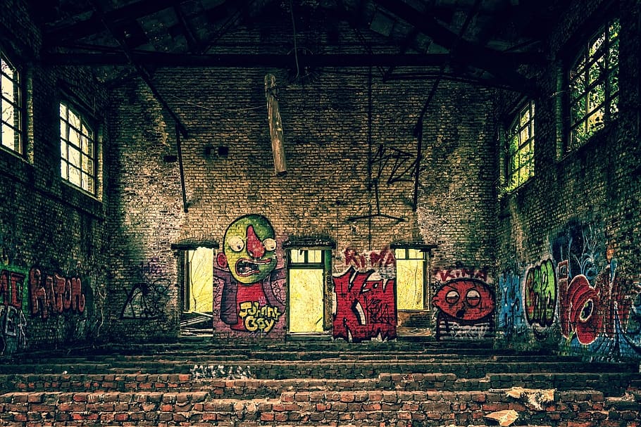 lost places, pforphoto, hall, lapsed, factory, decay, atmosphere, HD wallpaper