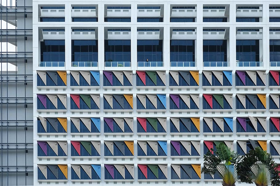 office, architecture, element, shape, detail, structure, window HD wallpaper