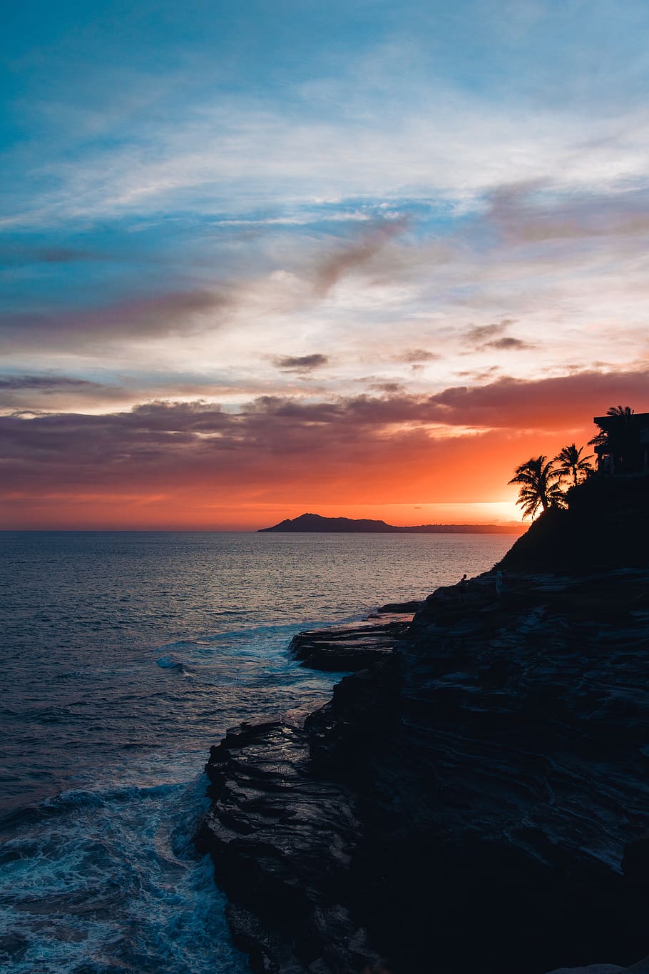 golden hour, sea, sky, water, sunset, cloud - sky, scenics - nature HD wallpaper